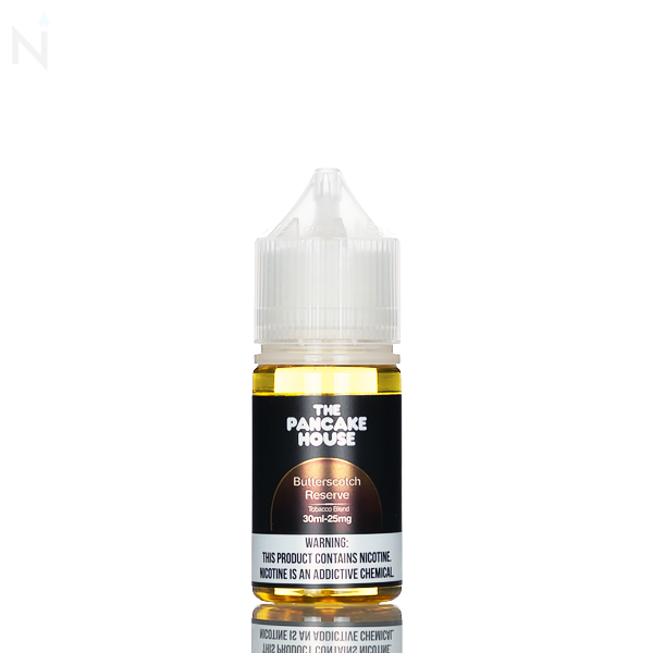Pancake House - Butterscotch Reserve - 100ml salt nicotine flavor pod system dessert breakfast creamy flavored freebase vape juice e-liquid