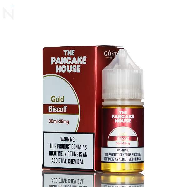 Pancake House - Gold Biscoff - 100ml freebase e-liquid dessert breakfast creamy flavored vape juice pod system vaping