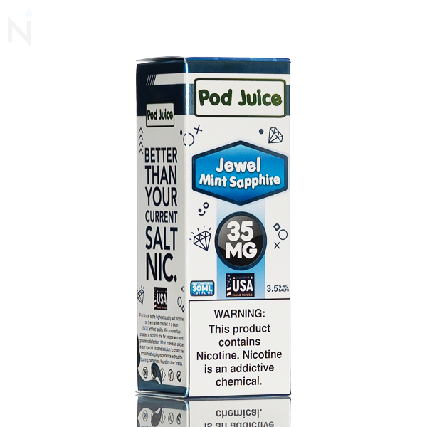 Pod Juice Nicotine Salt - Jewel Mint Sapphire - 30ml