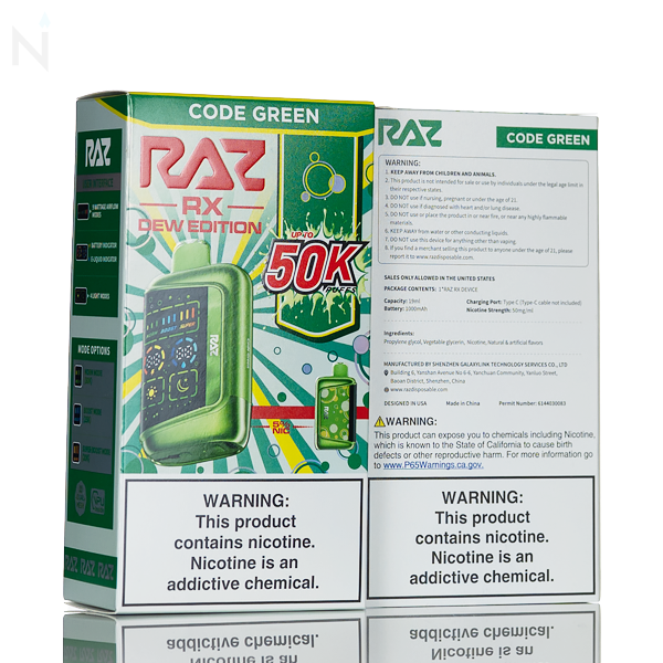 RAZ RX 50K 50000 Puffs Disposable