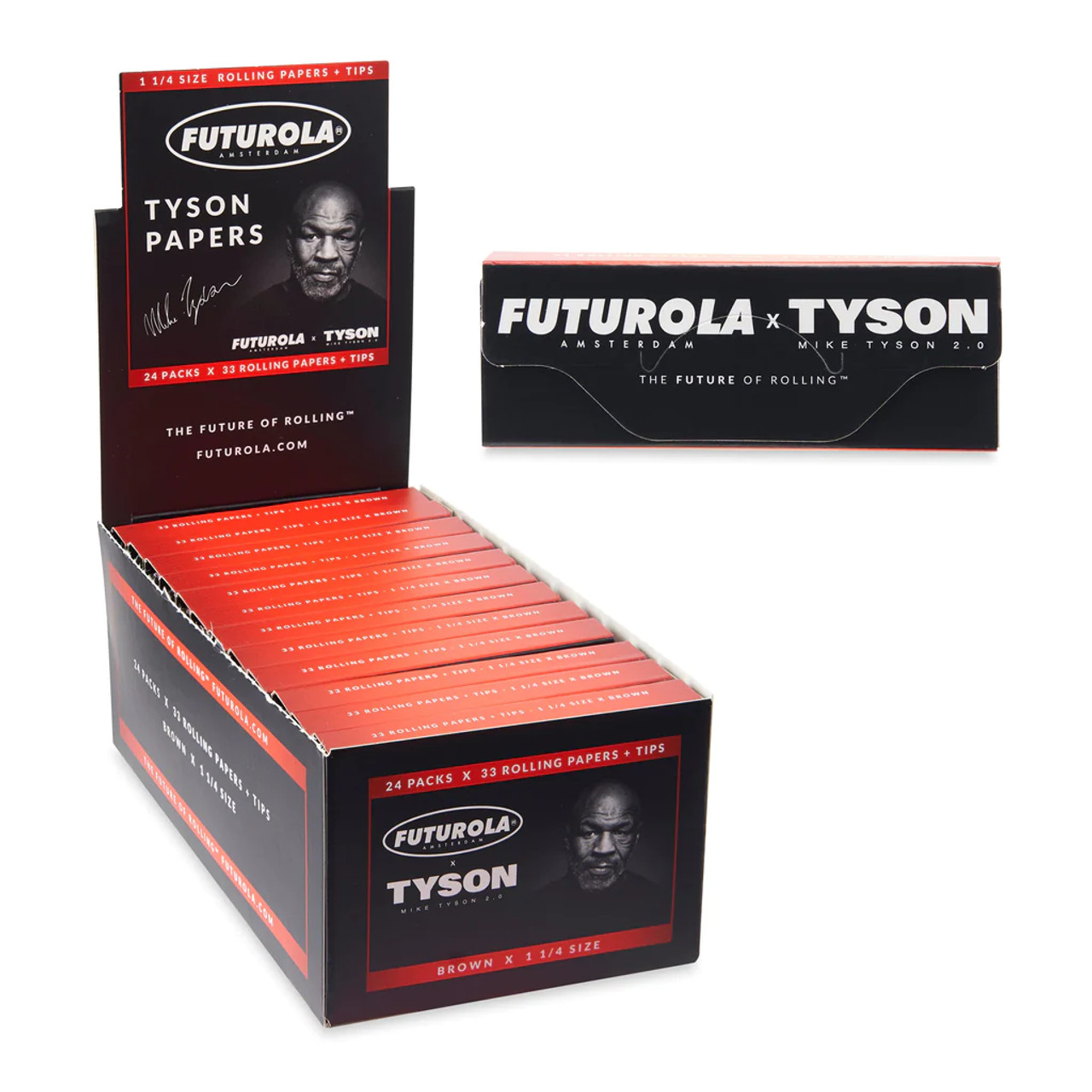 Futurola x Tyson - The Toad - Rolling Papers + Tips - 33 leaves/ Pack