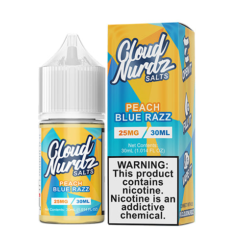 Cloud Nurdz SALT - Peach Blue Razz (Blue Raspberry Peach)