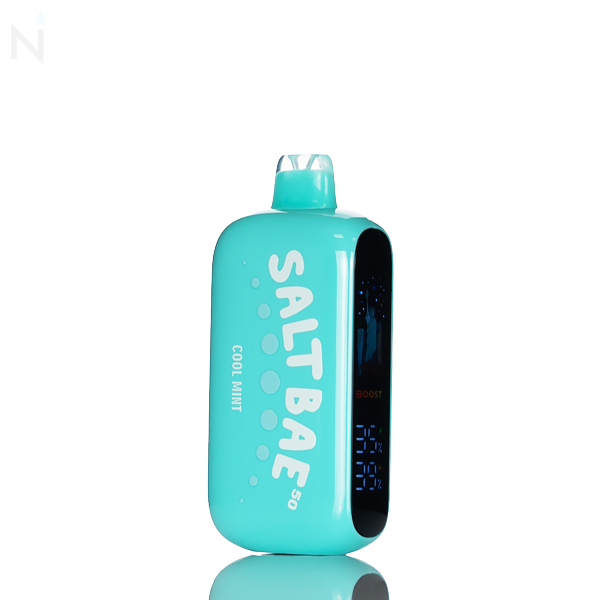 Salt Bae 50 40K 40,000 Puffs Disposable Vape - 17mL 5% nicotine salt strength draw activated rechargeable cool mint