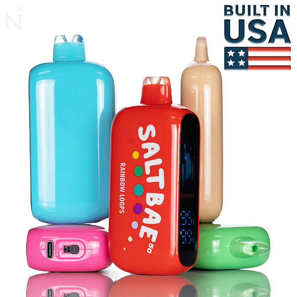 Salt Bae 50 40K 40,000 Puffs Disposable Vape - 17mL 5% nicotine salt strength draw activated rechargeable 
