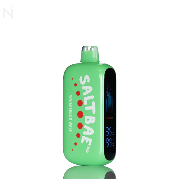 Salt Bae 50 40K 40,000 Puffs Disposable Vape - 17mL 5% nicotine salt strength draw activated rechargeable watermelon wave