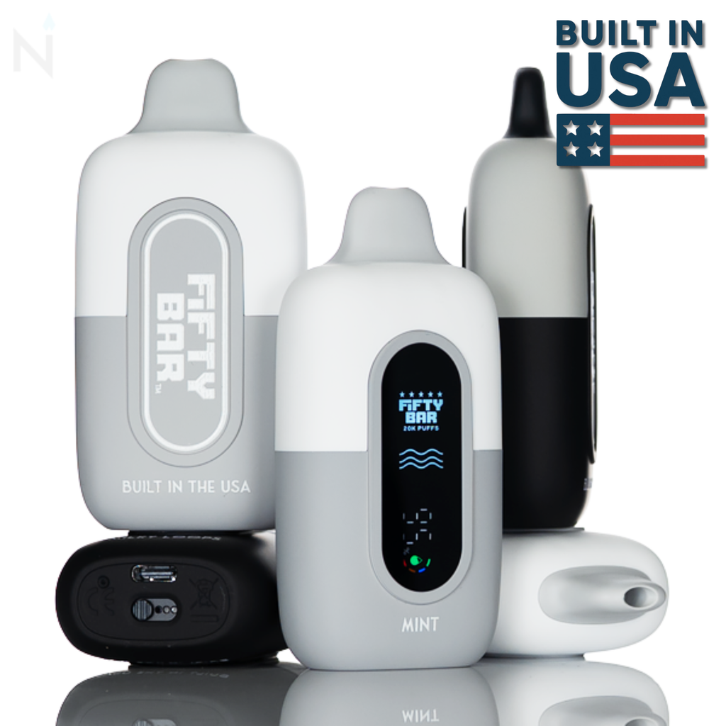 Fifty Bar V2 Silver Series 20mg Disposable Vape