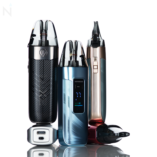 Vaporesso LUXE X3 45W pod mod kit 2600mAh 5mL MTL DTL dual mesh coil USB-C fast charge 5-45W digital display pod system