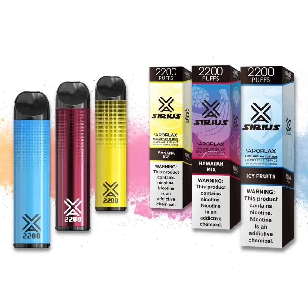 Vaporlax - Sirius 2200 Disposable Device (FS)