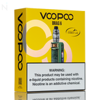 VooPoo Drag 6 220W Full Kit temperature control 4400mAh integrated battery dual top air flow vape starter kit