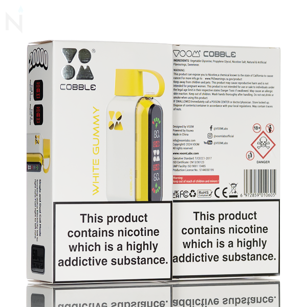 Voom Cobble 20K Puffs Disposable Vape - 16mL