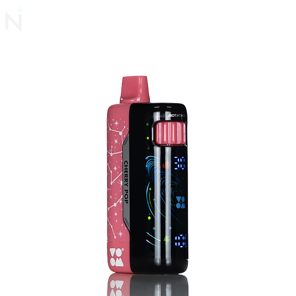 Voom Meteor 70K 70,000 Puffs Disposable Vape - 20m  5% nicotine salt dual mesh coil draw activated type-c charging cherry pop