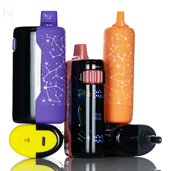 Voom Meteor 70K 70,000 Puffs Disposable Vape - 20m  5% nicotine salt dual mesh coil draw activated type-c charging