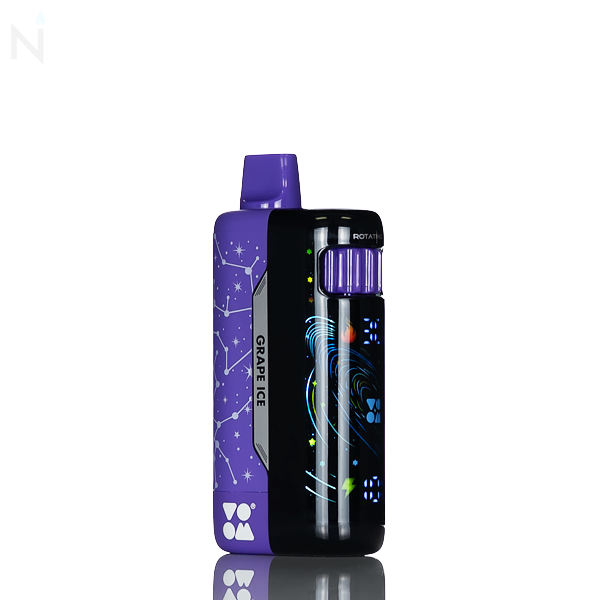 Voom Meteor 70K 70,000 Puffs Disposable Vape - 20m  5% nicotine salt dual mesh coil draw activated type-c charging grape ice