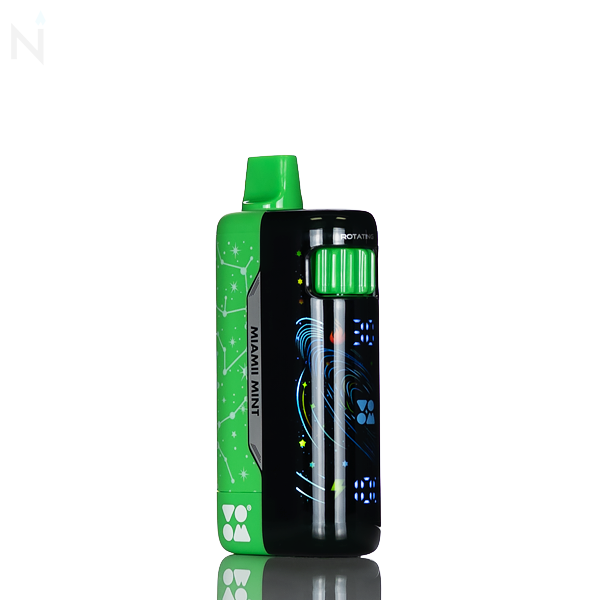 Voom Meteor 70K 70,000 Puffs Disposable Vape - 20m  5% nicotine salt dual mesh coil draw activated type-c charging miami mint
