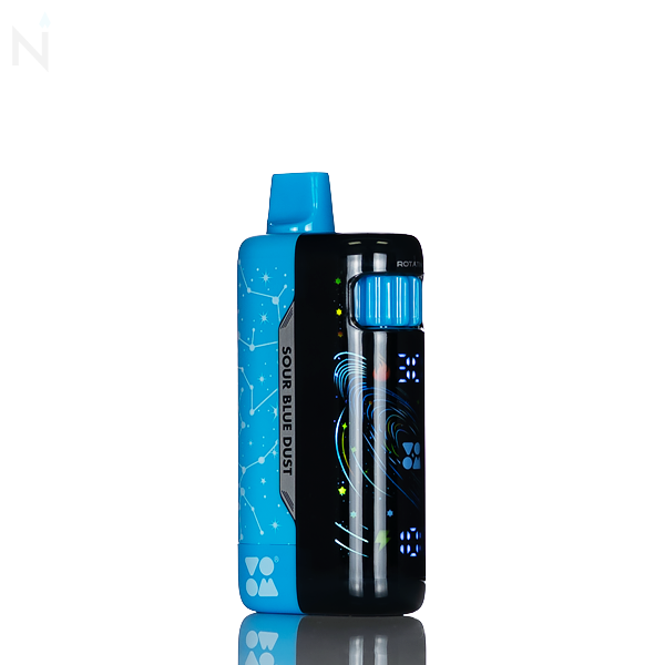 Voom Meteor 70K 70,000 Puffs Disposable Vape - 20m  5% nicotine salt dual mesh coil draw activated type-c charging sour blue dust