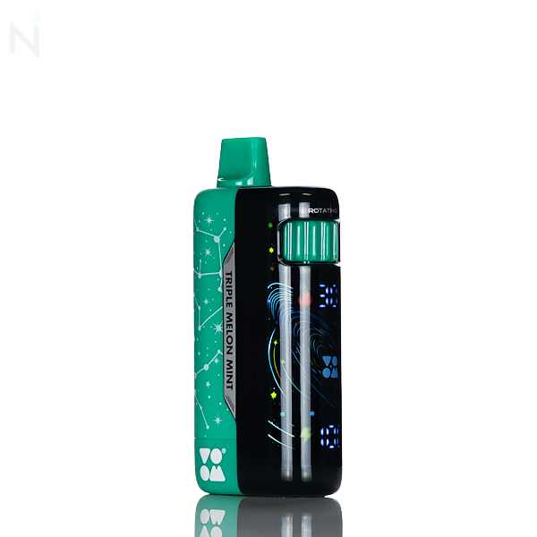 Voom Meteor 70K 70,000 Puffs Disposable Vape - 20m  5% nicotine salt dual mesh coil draw activated type-c charging triple melon mint