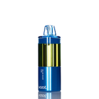 Blue and yellow vape device with 'Vozol' branding on a white background