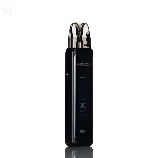 GeekVape WENAX Q Ultra 30W pod system 1300mAh 3mL 2.51" touch screen adjustable airflow USB-C magnetic pod draw-activated
