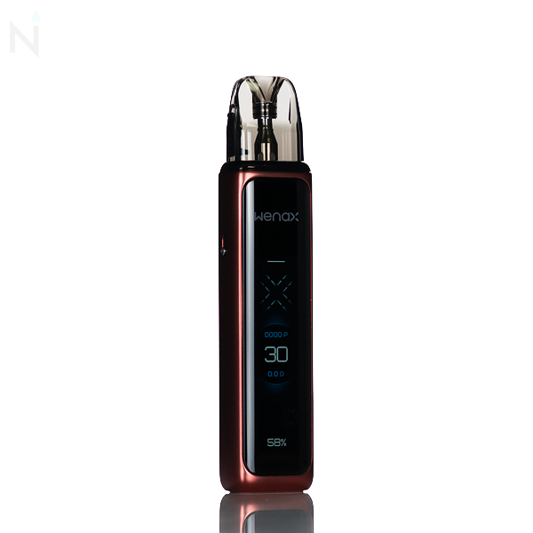 GeekVape WENAX Q Ultra 30W pod system 1300mAh 3mL 2.51" touch screen adjustable airflow USB-C magnetic pod draw-activated