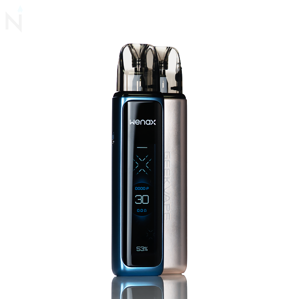 GeekVape WENAX Q Ultra 30W pod system 1300mAh 3mL 2.51" touch screen adjustable airflow USB-C magnetic pod draw-activated