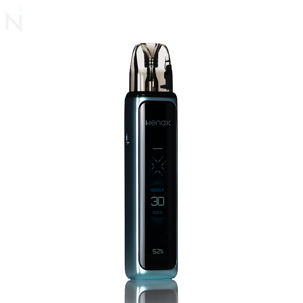 GeekVape WENAX Q Ultra 30W pod system 1300mAh 3mL 2.51" touch screen adjustable airflow USB-C magnetic pod draw-activated