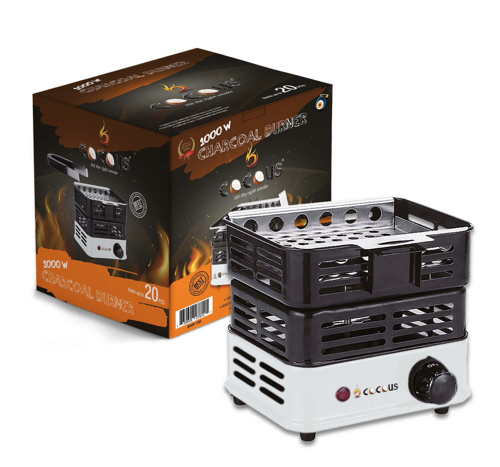 Cocous - 1000w Party Size - Charcoal Burner
