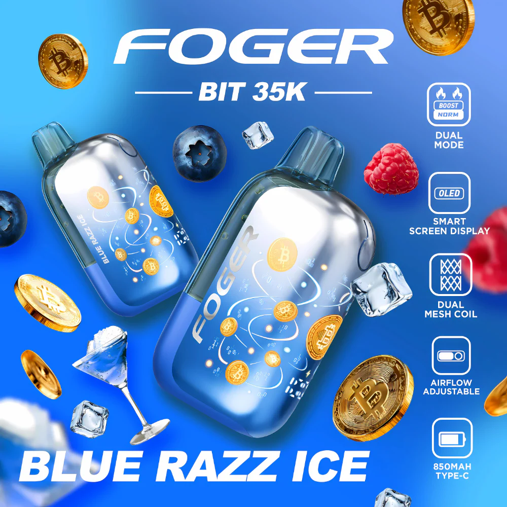 Summer Mist Foger Vape Flavor Foger BIT 35K Disposable Vape Device Foger Bit 35K Puffs Disposable Vape Device - 5ct. Summer Mist Foger Vape Flavor Foger BIT 35K Disposable Vape Device Foger Bit 35K Puffs Disposable Vape Device - 5ct.