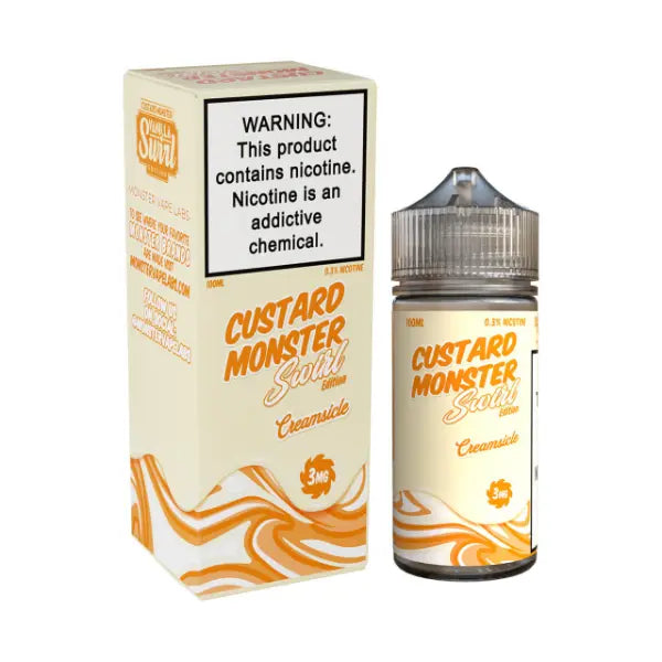 Custard Monster Swirl Creamsicle 100mL