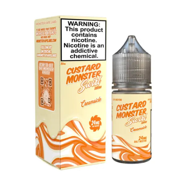 Custard Monster Swirl SALT Creamsicle 30mL
