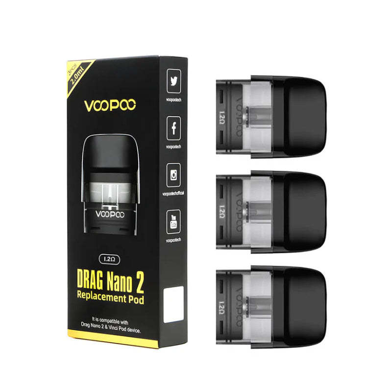 VooPoo - Drag Nano 2 Replacement Pods (3 Pack)