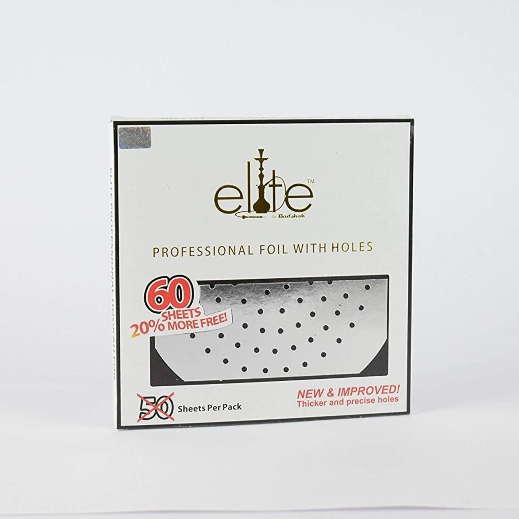 Elite -  Pre- Punched Aluminum Hookah Foils  60ct