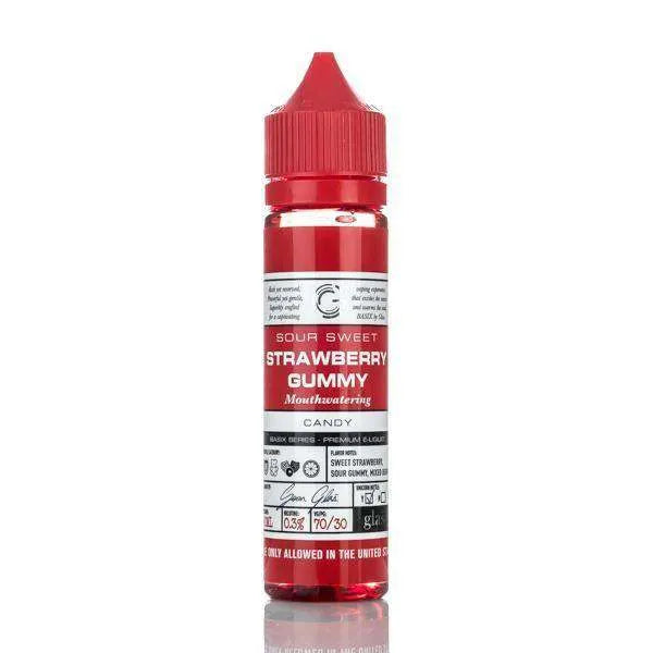 Glas E Liquid E Liquid 0mg Glas Basix E-Liquid -Strawberry Gummy - 60ml