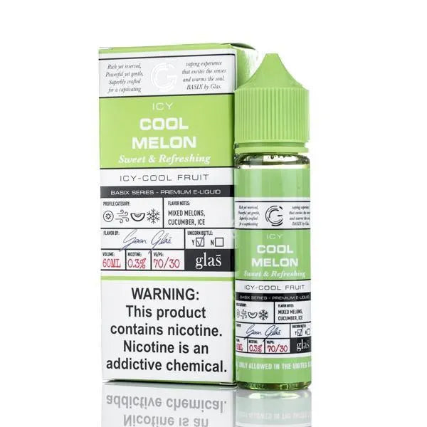 Glas E Liquid E Liquid Glas Basix - Icy Cool Melon - 60ml