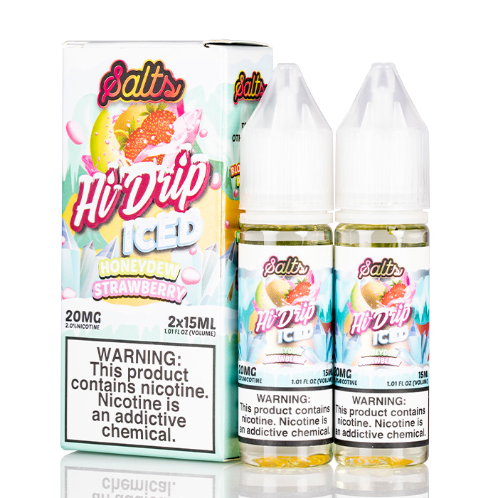 Hi-Drip SALT - White Peach Strawberry ICED
