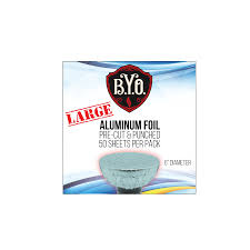 BYO - Pre- Punched Aluminum Hookah Foils 50ct