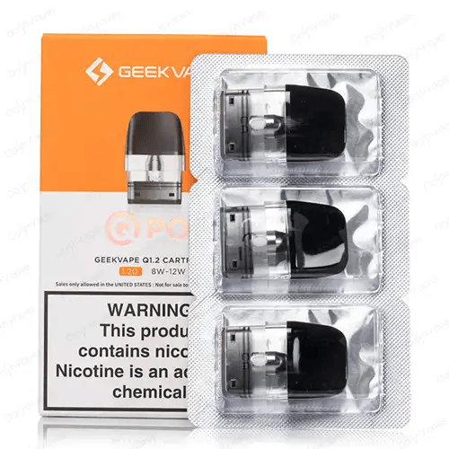 GeekVape - Q Replacement Pods for Sonder / Wenax Q / Aegis Hero Q (3 Pack)