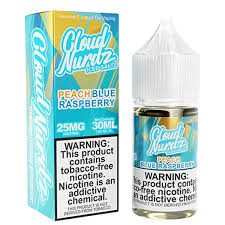Cloud Nurdz SALT - Peach Blue Razz ICED (Blue Raspberry Peach ICED)