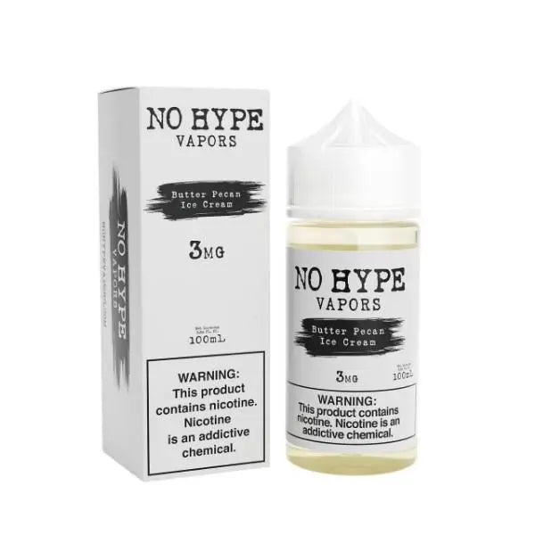 No Hype Butter Pecan Ice Cream 100mL