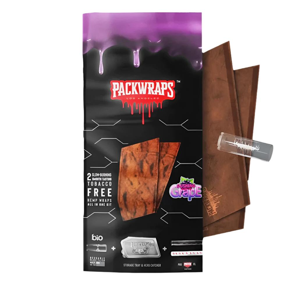 Packwood - Packwraps  x Twisted Flavored Wraps w/ Glass Filter (2 wraps, 1 Filter Tip)