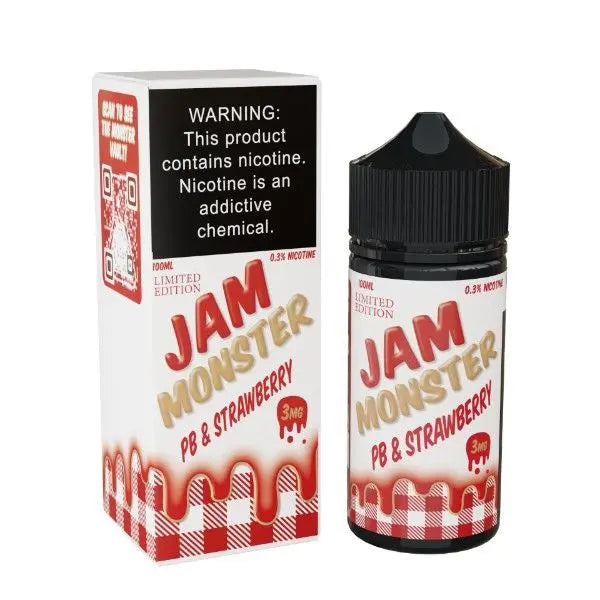 Jam Monster PB & Strawberry 100mL