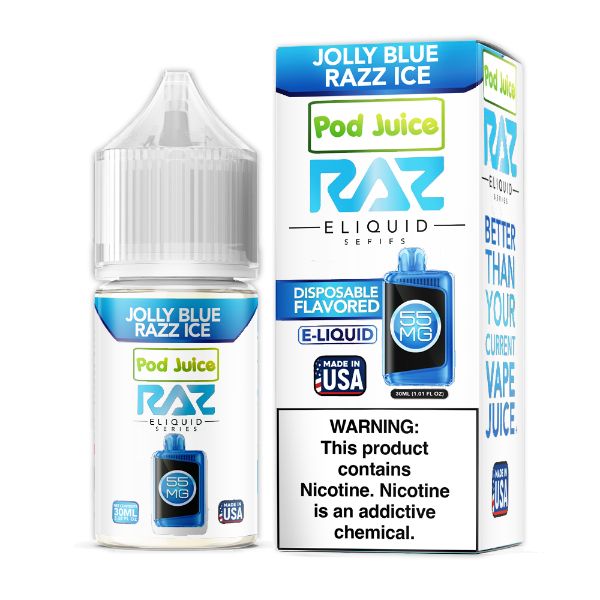 Pod Juice Salt Jolly Blue Razz Ice 30mL