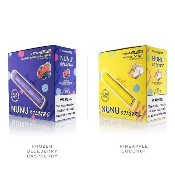 Vape Nunu Colours - 3000 Disposable Device (FS)