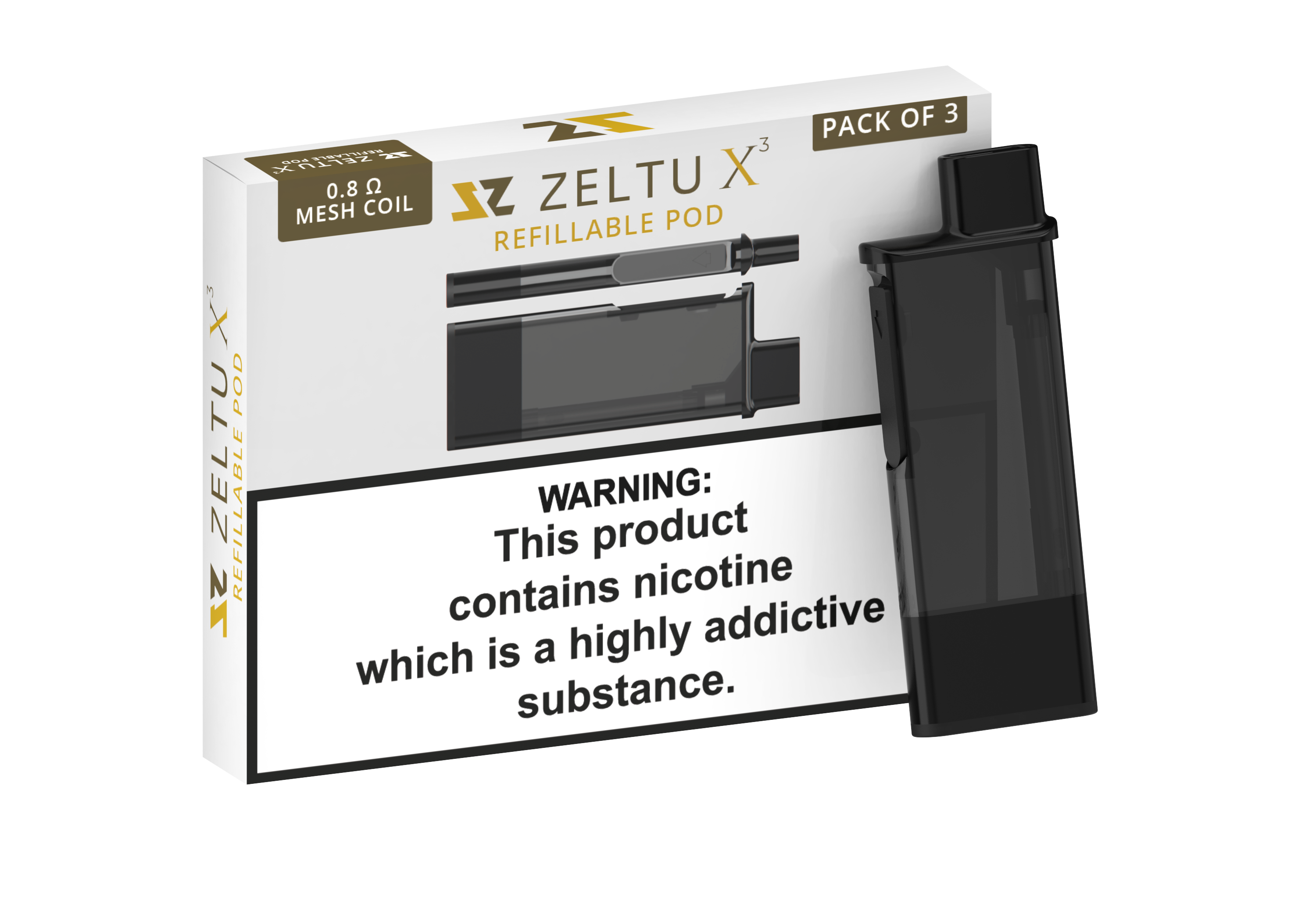 Zeltu X - Replacement Pods (FINAL SALE)